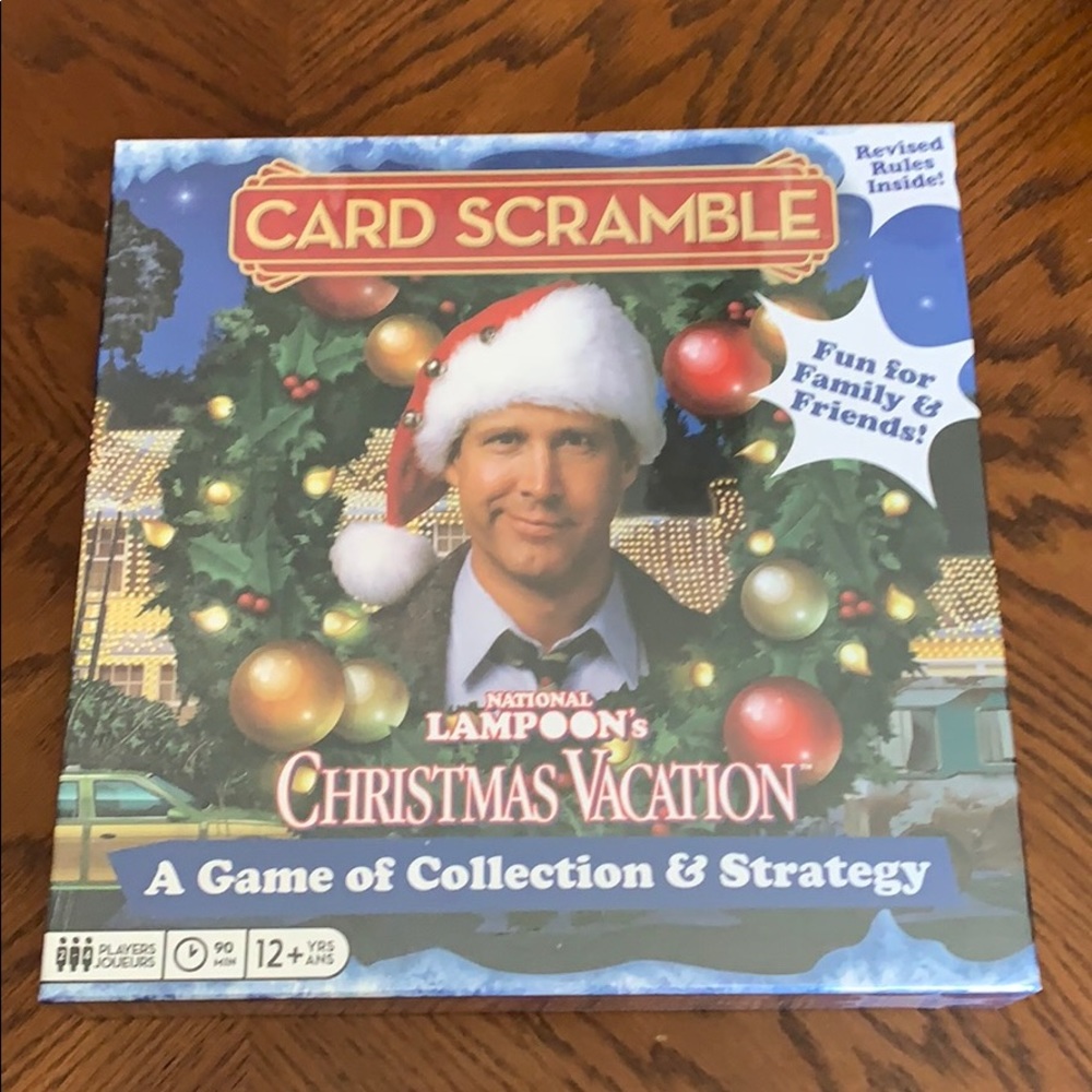 🎄Card Scramble Christmas Vacation Board Game